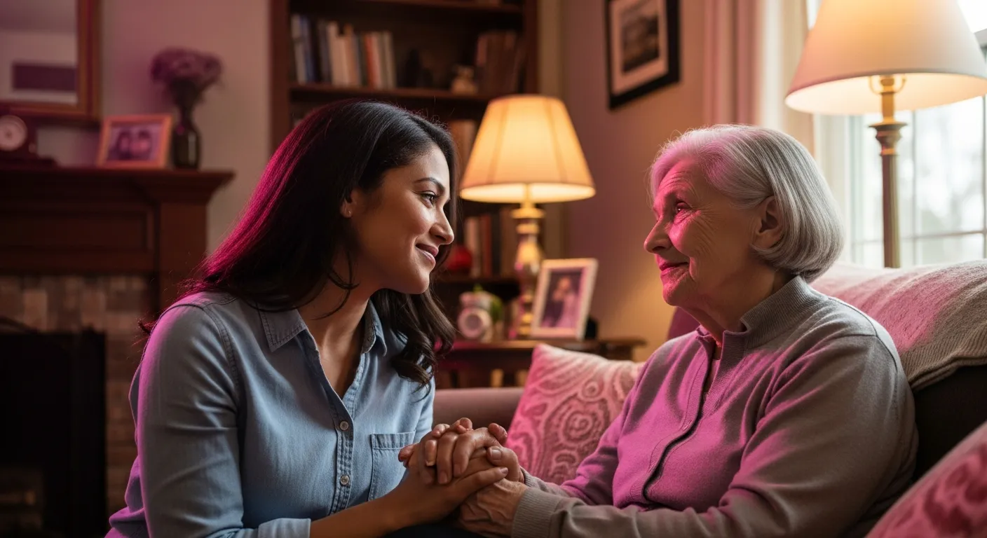 Caregiving lifestyle background